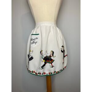 Vintage Norwegian Apron, Hilsen Fra Norge, Anthropologie